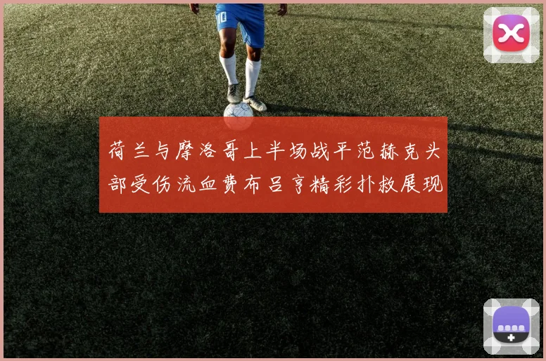 荷兰与摩洛哥上半场战平范赫克头部受伤流血费布吕亨精彩扑救展现实力